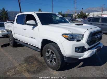 2019 TOYOTA TACOMA TRD SPORT White  Gasoline 3TMAZ5CN4KM110127 photo #1