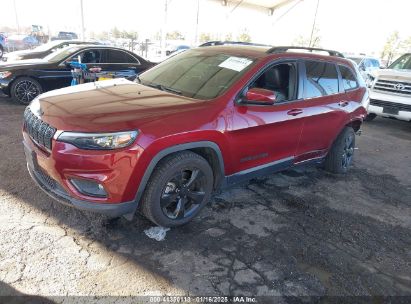 2021 JEEP CHEROKEE ALTITUDE FWD Maroon  Gasoline 1C4PJLLB0MD120227 photo #3