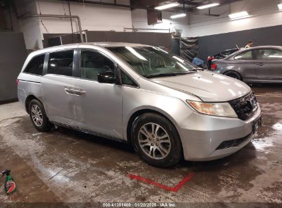 2012 HONDA ODYSSEY EX-L Silver  Gasoline 5FNRL5H62CB106055 photo #1