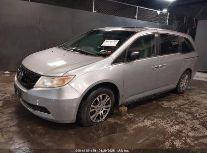 2012 HONDA ODYSSEY EX-L Silver  Gasoline 5FNRL5H62CB106055 photo #3