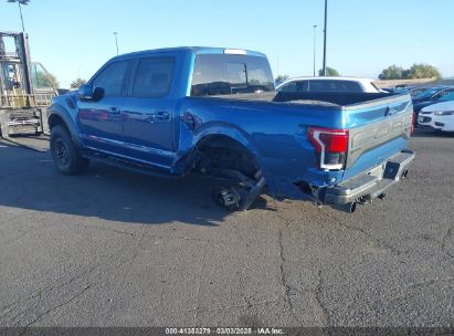 2019 FORD F-150 RAPTOR Blue  Gasoline 1FTFW1RG0KFC09169 photo #4