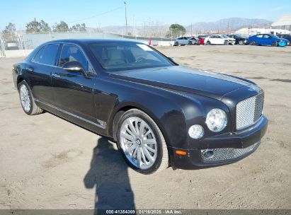 2013 BENTLEY MULSANNE Black  Gasoline SCBBB7ZH0DC018090 photo #1