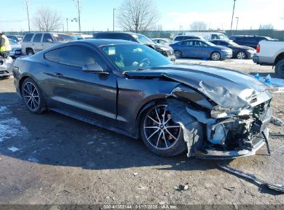 2017 FORD MUSTANG ECOBOOST Black  Gasoline 1FA6P8THXH5322185 photo #1