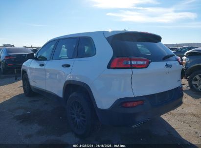 2016 JEEP CHEROKEE SPORT White  Flexible Fuel 1C4PJLAS4GW329417 photo #4