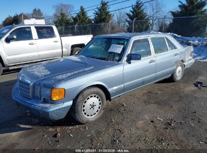 1990 MERCEDES-BENZ 560 SEL Light Blue  Gasoline WDBCA39E6LA502695 photo #3