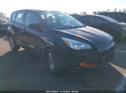 2016 FORD ESCAPE S Black  Gasoline 1FMCU0F76GUC43896 photo #1