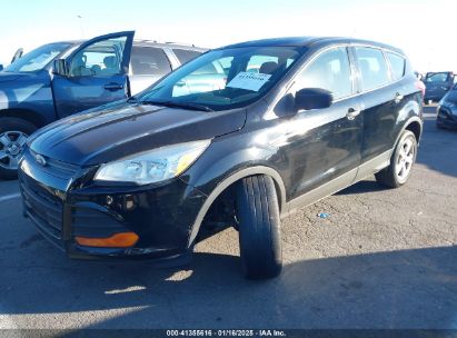 2016 FORD ESCAPE S Black  Gasoline 1FMCU0F76GUC43896 photo #3