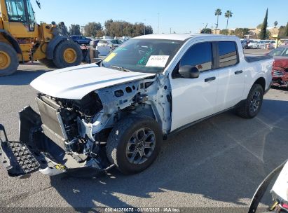 2022 FORD MAVERICK XLT White  Hybrid 3FTTW8E37NRA84676 photo #3