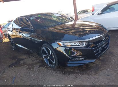 2018 HONDA ACCORD SPORT 2.0T Black  Gasoline 1HGCV2F39JA049058 photo #1