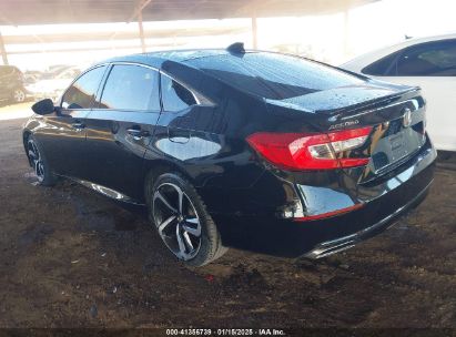 2018 HONDA ACCORD SPORT 2.0T Black  Gasoline 1HGCV2F39JA049058 photo #4