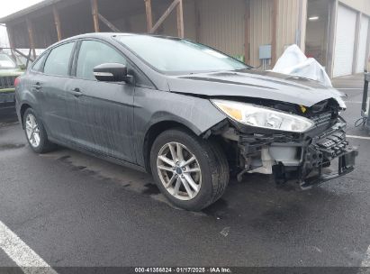 2016 FORD FOCUS SE Gray  Gasoline 1FADP3F23GL380747 photo #1