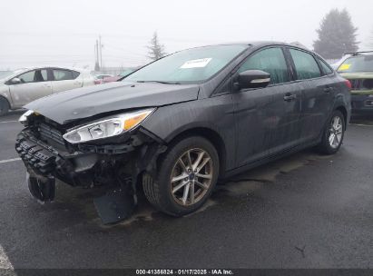 2016 FORD FOCUS SE Gray  Gasoline 1FADP3F23GL380747 photo #3