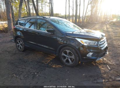 2017 FORD ESCAPE SE Black  Gasoline 1FMCU9GD5HUC59906 photo #1