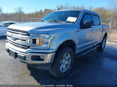 2020 FORD F-150 XLT Silver  Gasoline 1FTEW1E53LKD55221 photo #3