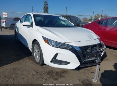 2021 NISSAN SENTRA S XTRONIC CVT White  Gasoline 3N1AB8BV4MY227728 photo #1