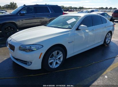 2012 BMW 528I White  Gasoline WBAXG5C53CDY30206 photo #3