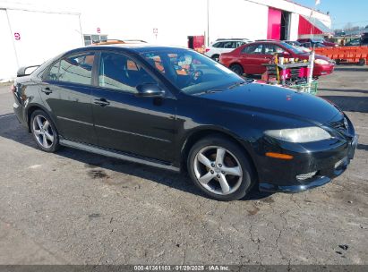 2005 MAZDA MAZDA6 I SPORT Black  Gasoline 1YVHP84C755M45924 photo #1