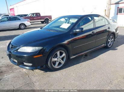 2005 MAZDA MAZDA6 I SPORT Black  Gasoline 1YVHP84C755M45924 photo #3