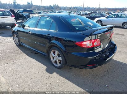 2005 MAZDA MAZDA6 I SPORT Black  Gasoline 1YVHP84C755M45924 photo #4