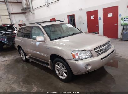 2007 TOYOTA HIGHLANDER HYBRID V6 Gold  Hybrid JTEEW21A370043793 photo #1