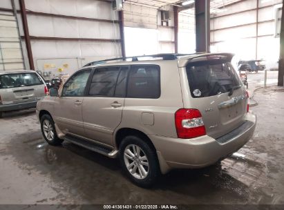 2007 TOYOTA HIGHLANDER HYBRID V6 Gold  Hybrid JTEEW21A370043793 photo #4