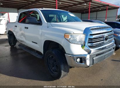 2016 TOYOTA TUNDRA SR5 4.6L V8 White  Gasoline 5TFEM5F10GX108417 photo #1