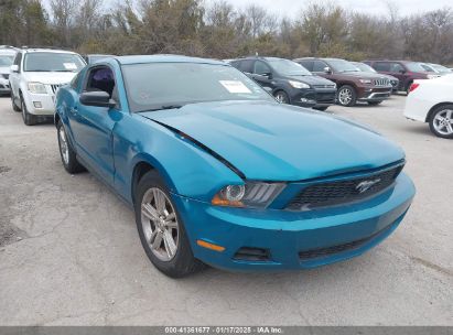 2011 FORD MUSTANG V6 Green  Gasoline 1ZVBP8AM6B5125141 photo #1