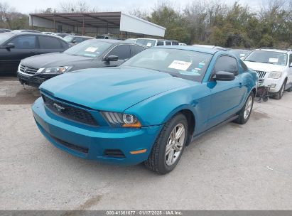 2011 FORD MUSTANG V6 Green  Gasoline 1ZVBP8AM6B5125141 photo #3