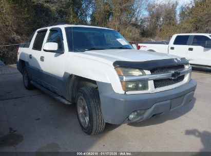 2004 CHEVROLET AVALANCHE 1500 White  Gasoline 3GNEK12T54G187595 photo #1