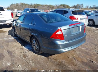 2011 FORD FUSION SEL Gray  Gasoline 3FAHP0JA5BR305105 photo #4