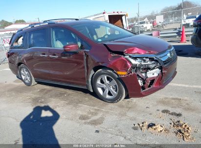 2020 HONDA ODYSSEY EX-L/EX-L W/NAVI   RES Burgundy  Gasoline 5FNRL6H71LB034554 photo #1