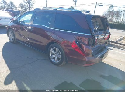 2020 HONDA ODYSSEY EX-L/EX-L W/NAVI   RES Burgundy  Gasoline 5FNRL6H71LB034554 photo #4