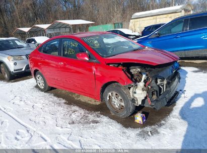 2012 HYUNDAI ACCENT GLS Red  Gasoline KMHCT4AEXCU223516 photo #1