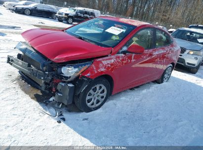 2012 HYUNDAI ACCENT GLS Red  Gasoline KMHCT4AEXCU223516 photo #3