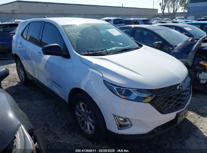 2019 CHEVROLET EQUINOX LS White  Gasoline 3GNAXHEV8KS563366 photo #1