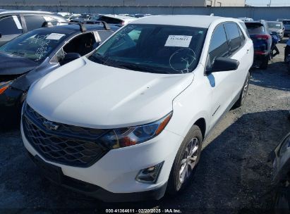 2019 CHEVROLET EQUINOX LS White  Gasoline 3GNAXHEV8KS563366 photo #3