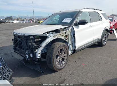 2023 FORD EXPLORER XLT White  Gasoline 1FMSK7DH3PGC08818 photo #3