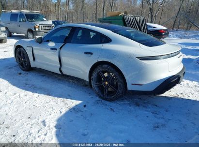 2023 PORSCHE TAYCAN TURBO/TURBO S White  Electric WP0AC2Y19PSA52331 photo #4