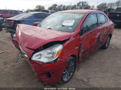 2018 MITSUBISHI MIRAGE G4 ES Red  Gasoline ML32F3FJ1JHF10603 photo #3