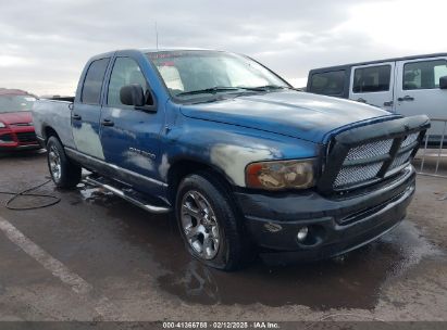 2003 DODGE RAM 1500 SLT/LARAMIE/ST Navy  Gasoline 1D7HA18N63S109048 photo #1