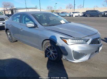 2020 ACURA ILX PREMIUM PACKAGE/TECHNOLOGY PACKAGE Silver  Gasoline 19UDE2F7XLA001255 photo #1