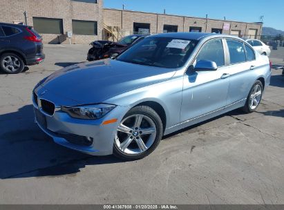 2014 BMW 320I Blue  Gasoline WBA3B1C54EPV79283 photo #3