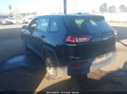 2015 JEEP CHEROKEE SPORT Black  Gasoline 1C4PJLAB4FW566004 photo #4