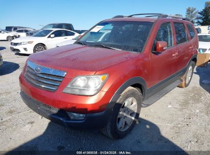 2009 KIA BORREGO EX V6 Orange  Gasoline KNDJJ741295024393 photo #3