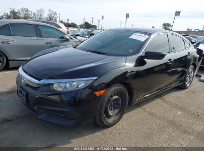 2016 HONDA CIVIC LX Black  Gasoline 2HGFC2F5XGH574287 photo #3