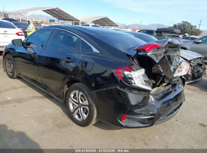 2016 HONDA CIVIC LX Black  Gasoline 2HGFC2F5XGH574287 photo #4