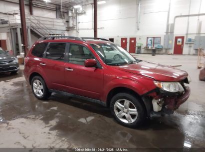 2010 SUBARU FORESTER 2.5X PREMIUM Red  Gasoline JF2SH6CC7AH733550 photo #1