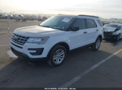 2017 FORD EXPLORER White  Gasoline 1FM5K7B80HGA88185 photo #3