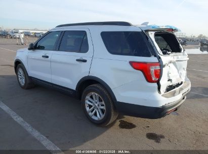 2017 FORD EXPLORER White  Gasoline 1FM5K7B80HGA88185 photo #4