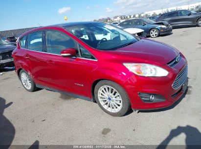 2015 FORD C-MAX HYBRID SEL Red  Hybrid 1FADP5BU7FL121115 photo #1